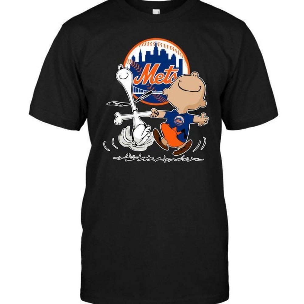 Charlie & Snopy New York Mets T-Shirt